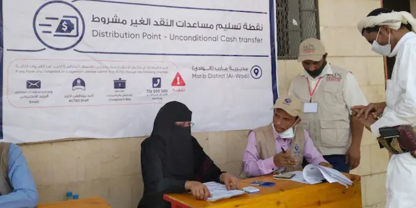 i-APS Project i-APS partners with ACTED in Yemen to Monitor the Famine Prevention and Food Security Program